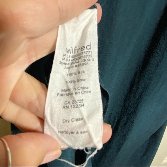 Wilfred Slit-Back Silk Tunic - Picture 7 of 7